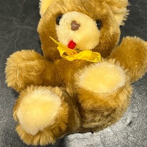 Brown Teddy Bear Plush Toy Cuddle Wit Vintage Teddy Bear